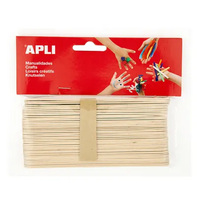 Betisoare late din lemn APLI - 15 х 1,8 cm