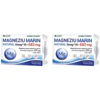 Pachet Magneziu Marin Natural Simag®55 682mg 30cps + 30cps