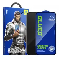 Folie de protectie Ecran Blueo Anti-Broken pentru Apple iPhone 15 Pro Max, Sticla Securizata, Full Glue, Neagra