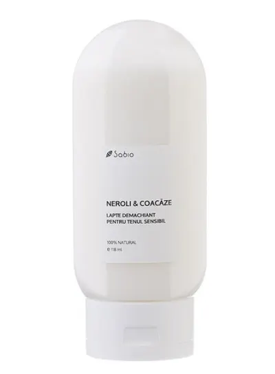 Lapte demachiant cu neroli si coacaze, 118ml, Sabio