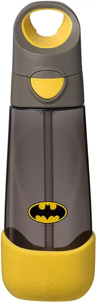 Sticlă de apă cu pai b.box - Batman, 600 ml
