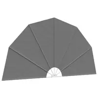 vidaXL Ecran de intimitate pentru balcon Ø 400 cm Poliester