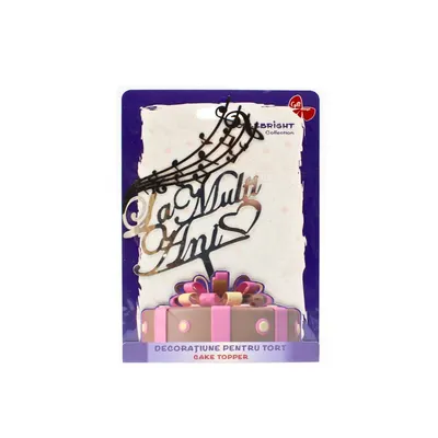 Cake Topper tort La Mulți Ani portativ