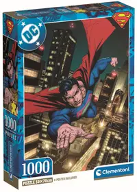 Puzzle Clementoni din 1000 piese - Superman, tip 2
