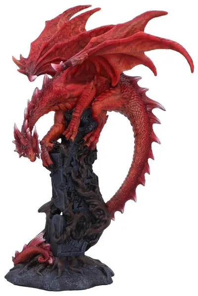 Statuetă Nemesis Now Gothic: Dragons - Draconic Roots (Red Dragon), 28.5 cm
