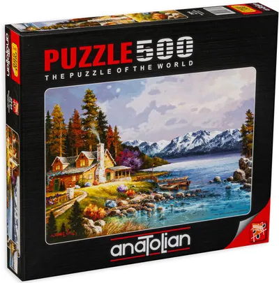 Puzzle Anatolian din 500 de piese - Coliba la munte, James Lee