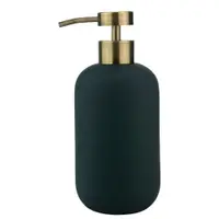Dozator de săpun lichid gri antracit din ceramică 200 ml Lotus – Mette Ditmer Denmark