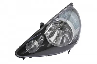 Far Stanga (H4 W5W WY21W, electric, manual, fara motoras, culoare interior: negru, culoare semnalizator: alb) potrivit HONDA JAZZ II -07.08