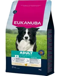 EUKANUBA Adult Medium Breeds Chicken 3 kg hrană câini rase medii cu pui