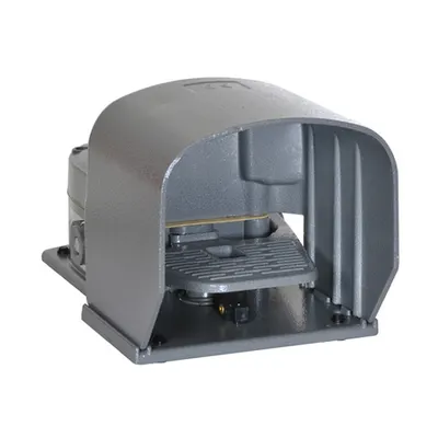 Intrerupator de Picior, K Series, One Pedal, With Pedal Actuator Block, Metal Body, Close. Contacts 1no+1nc Snap Action