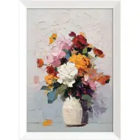 Tablou cu ramă imprimat 56x75 cm White Vase – Styler