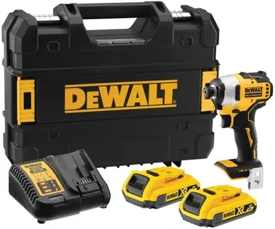 Șurubelniță cu impact cu acumulator DeWALT - DCF809D2T-QW, 2x2.0 Ah