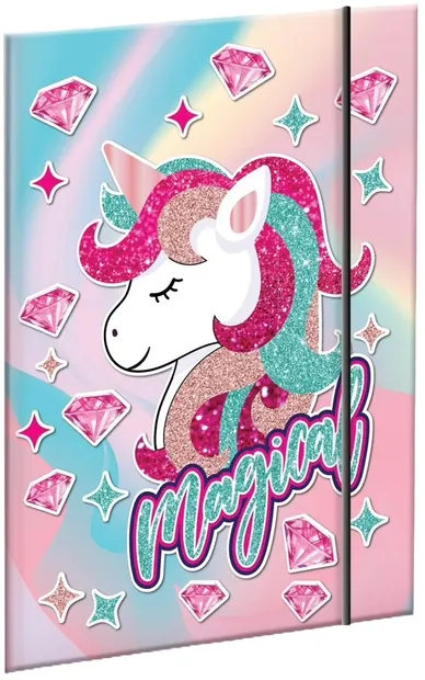 Dosar cu elastic S. Cool - Unicorn