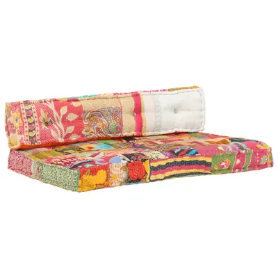 Gossi perna pentru canapea din paleti, multicolor, textil, petice