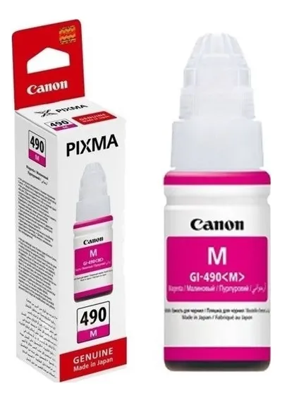 Sticlă cu cerneală Canon - GI-490 M, pentru PIXMA G1400/G2400/G3400, Magenta
