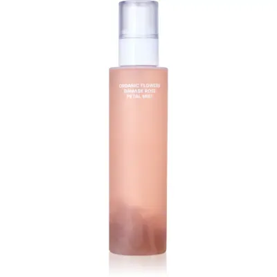 WHAMISA Organic Flowers Damask Rose Petal Mist bruma de corp hidratanta cu efect calmant 100 ml