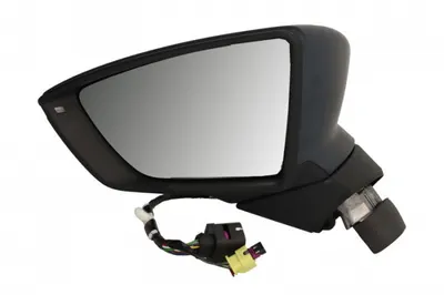 Oglinda stanga (electric, convex, cu incalzire, cu carcasa, cu semnalizator) potrivit SEAT IBIZA V 6F 06.17