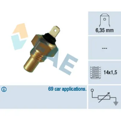 Senzor temperatura lichid racire FAE 31460