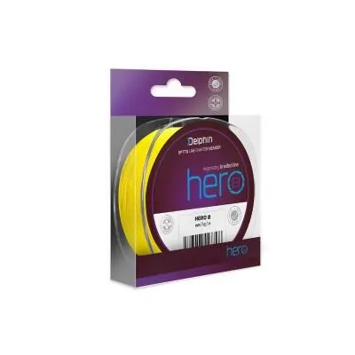 Fir textil Delphin HERO 8, 300 m, 8 fire impletite 0.30 mm