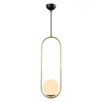 Lustră Squid Lighting Arch, înălțime 146 cm, auriu