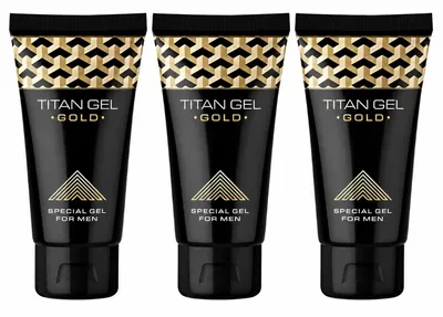 *Titan Gel Gold x 3 – pentru marirea penisului si erectii puternice - 150 ml