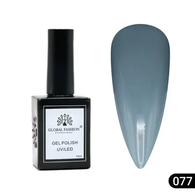 Oja semipermanentă Global Fashion, Gel polish Elite Glow 15 ml, 77 Engros