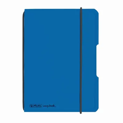 Caiet My.Book Flex A6, 40file, Herlitz albastru deschis transparent, dictando