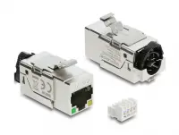 Keystone RJ45 Cat.6A STP cu PoE LED, Delock 86610
