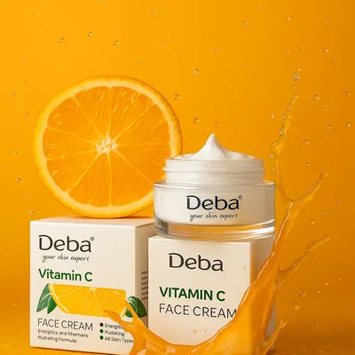 Crema de fata cu vitamina C DEBA, Rubella | 50 ml