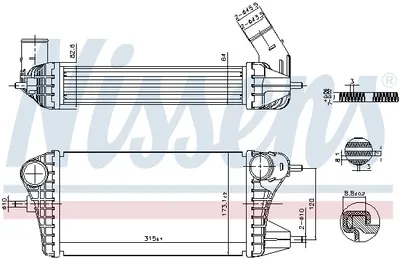 Intercooler potrivit SUZUKI SWIFT V 1.0 1.0H 04.17