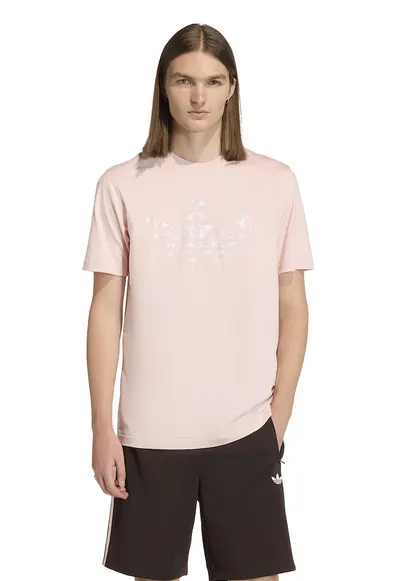 Tricou cu logo GFX - Roz pastel