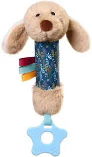 Jucărie scârțâitoare pentru copii cu teether Babyono - Cățelușul Willie