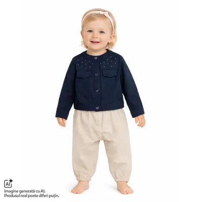 Jacheta copii Chicco satin, Albastru, 01225-70MC