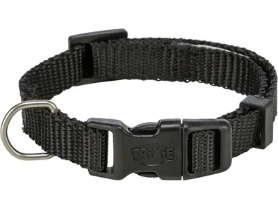 Zgarda pentru caini Premium Neagra XS-S 22 - 35 cm 10 mm