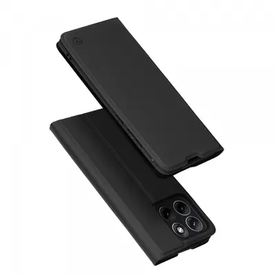 Husa pentru Motorola Edge 70 Fusion, Techsuit, Magskin Book, Neagra
