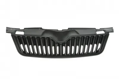 Grila radiator gri inchis, potrivit SKODA FABIA II, ROOMSTER, ROOMSTER PRAKTIK 1.2-1.9D 2006-2015