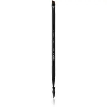 NYX Professional Makeup Pro Dual perie pentru modelarea sprâncenelor