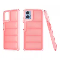 Husa pentru Motorola Moto E22i / E22, Techsuit, Wave Shield, Rosie