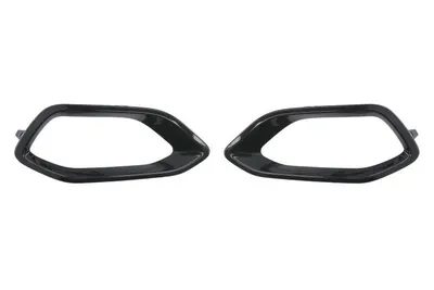 Grila ventilatie bara protectie potrivit CITROEN C4 III dupa 2020 - (2 buc. set, negru lucios)