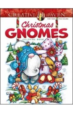 Creative Haven Christmas Gnomes Coloring Book