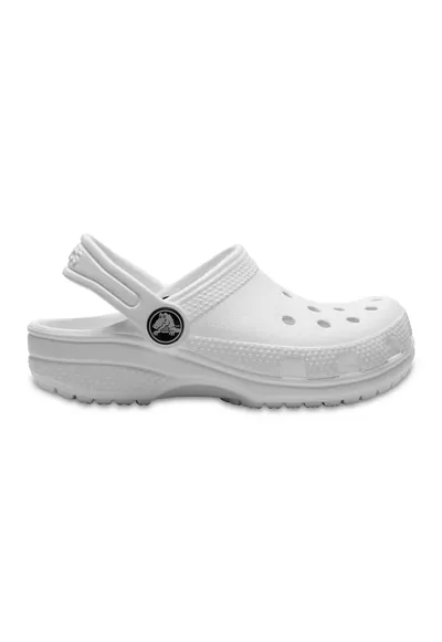 Saboti slingback cu perforatii - Alb optic