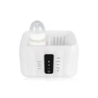 Incalzitor biberoane, Lionelo, ThermUp Duo, 6 moduri de operare, Incalzire, Pastrare temperatura, Decongelare, Senzor pentru temperatura, Oprire automata, Panou tactil, Pentru 2 biberoane simultan, fara BPA, Alb