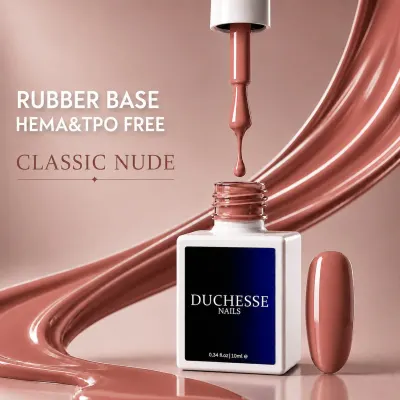 Rubber Base HEMA & TPO FREE, Nuanta Classic Nude, 10 ml - Default Title