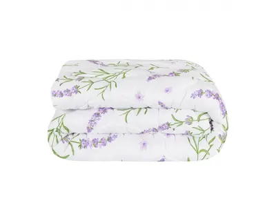 Pilota matlasata Somnart Lavanda Confort din microfibra, primavara toamna 200 x 220 cm, 350 g