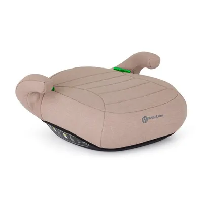 Inaltator auto, Petite&Mars, Zuno, I-size, 125- 150 cm, 22-36 kg, Forma ergonomica, Usor- 1 kg, Bej inchis
