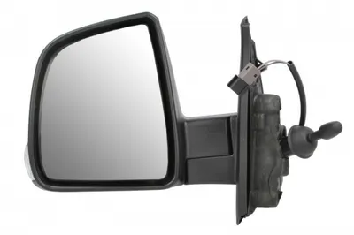 Oglinda laterala stanga (mecanica, convex) potrivit FIAT DOBLO II; OPEL COMBO D 09.14-12.22
