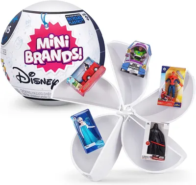 Set de jucării Zuru Mini Brands - Mingea cu 5 figurine Disney surpriză, asortiment