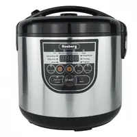 Multicooker Rosberg – R51985E5, 5 L, 780W, 10 programe, oțel inoxidabil/negru