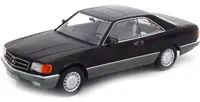 Model de colecționar KK Scale Modern: Mașini - Mercedes 560 SEC C126 (1985) (Black) Limited Edition (KKDC180334)