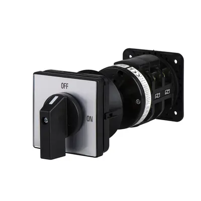 Comutator Cu Came Pentru Motor Cu 2 Vit. - 3-Poli - 60° - 50 A - Montaj Cu Surub